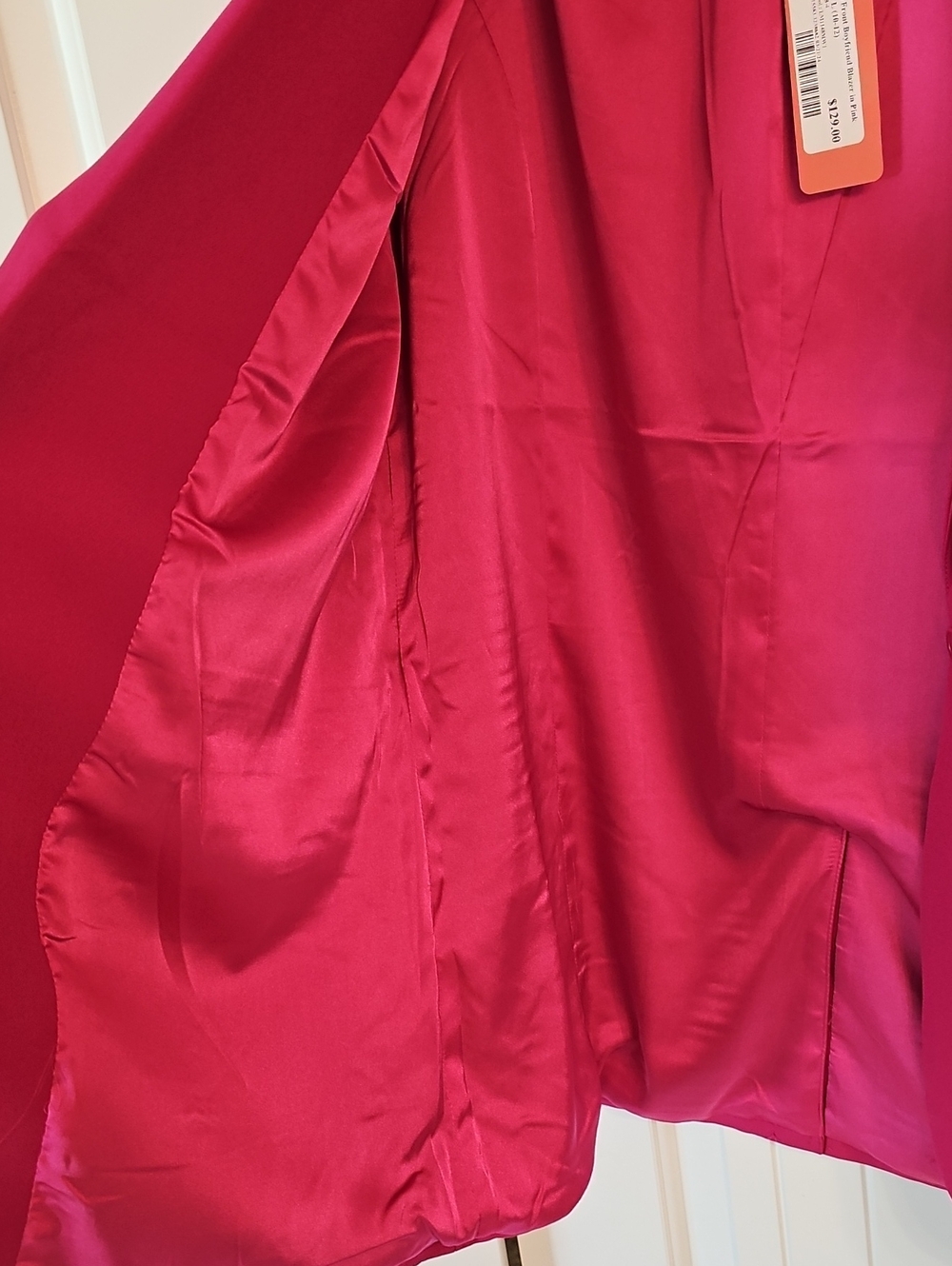 Liverpool Bright Fuchsia Single-Button Blazer - Picture 4 of 10
